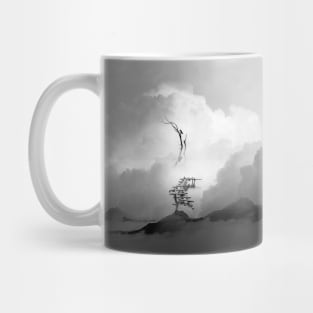 Black and White Faith Bird Mug